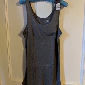 NWT Mossimo Gray Layering Tank 2XL